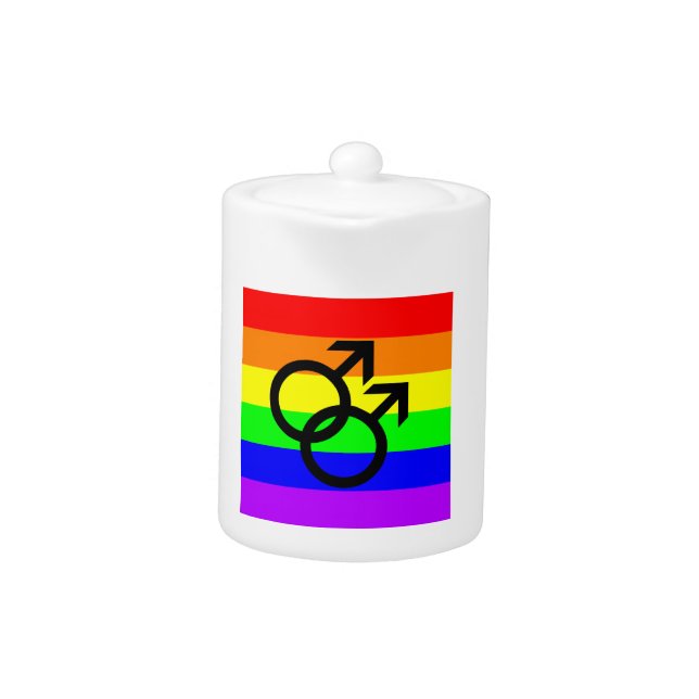 Gay Pride Teapot (Front)