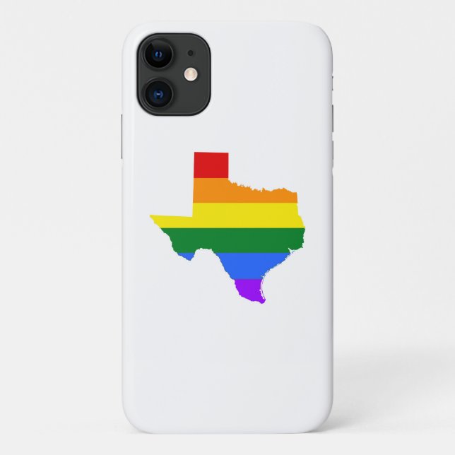 Gay Pride | Texas Rainbow Case-Mate iPhone Case (Back)