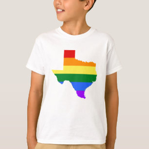 Gay Pride Texas Rainbow T-Shirt