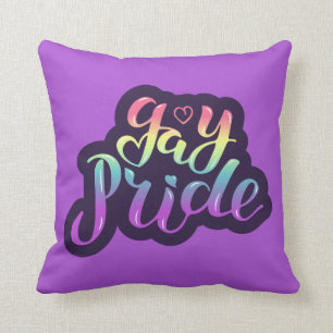 Gay Pride Throw Pillow