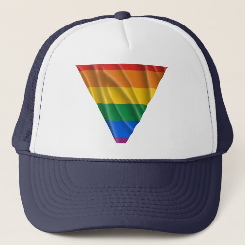 GAY PRIDE TRIANGLE 1 TRUCKER HAT