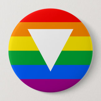 Gay Pride Triangle Design Pinback Button
