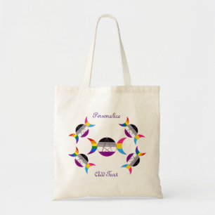 Gay Pride Triple Moon Goddess Pentacle Tote Bag