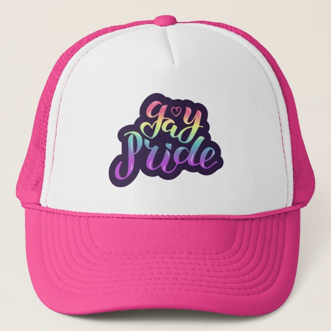 Gay Pride Trucker Hat (Front)