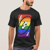 Gay Pride Uno Card T-Shirt | Zazzle