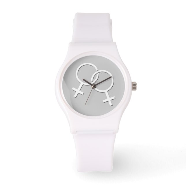 Gay Pride Watch Same-Sex Love Wrist Watches Gifts (Front)
