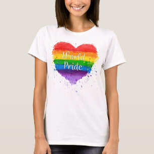 Gay Pride, World Pride Rainbow T-shirt