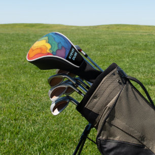 GAY RAINBOW COLORED GOLF CLUB cover