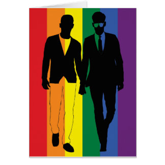 Gay Rainbow Couple from Bent Sentiments Cards