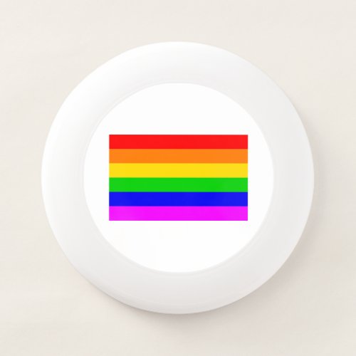 Gay Rainbow Transgender Rainbow Flag Wham_O Frisbee