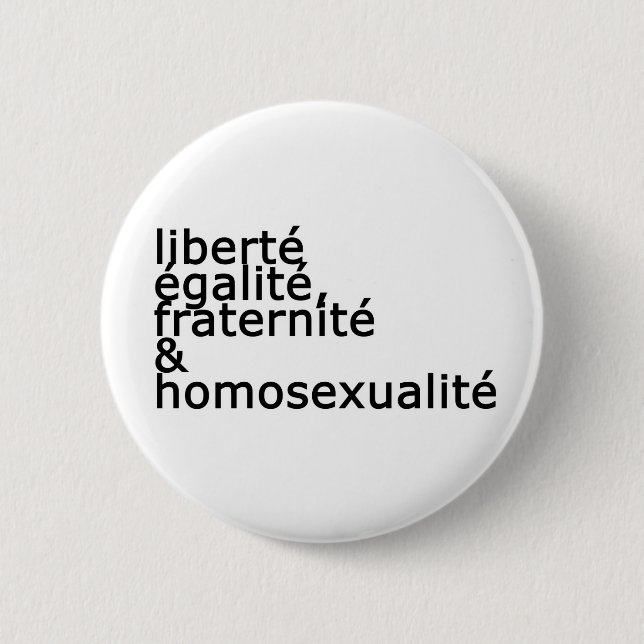 Gay Revolutionary Button (Front)
