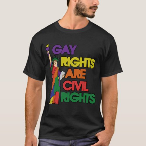 Gay rights are civil rights T_Shirt