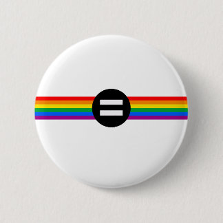 Gay Rights Flag Button
