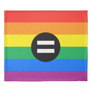 Gay Rights Flag Duvet Cover