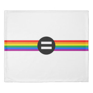 Gay Rights Flag Duvet Cover