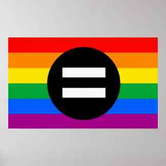 Gay Rights Flag Poster
