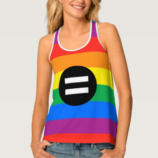 Gay Rights Flag Tank Top