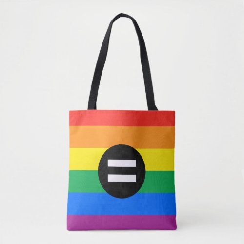 Gay Rights Flag Tote Bag