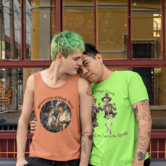 🌈Gay Romance Where Love & Magic Meet💀 T-Shirt