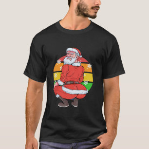 Gay Santa Claus Beard LGBTQ Christmas Xmas Twerk T-Shirt