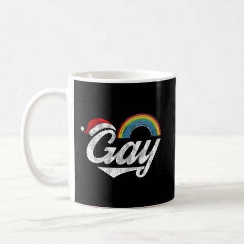 Gay Santa Rainbow Lgbt_Q Pride X_Mas Holiday Chris Coffee Mug