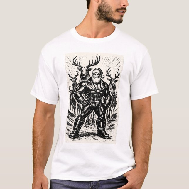 Gay Santa T-Shirt | Gay Pride Shirt for Men | LGBT (Front)