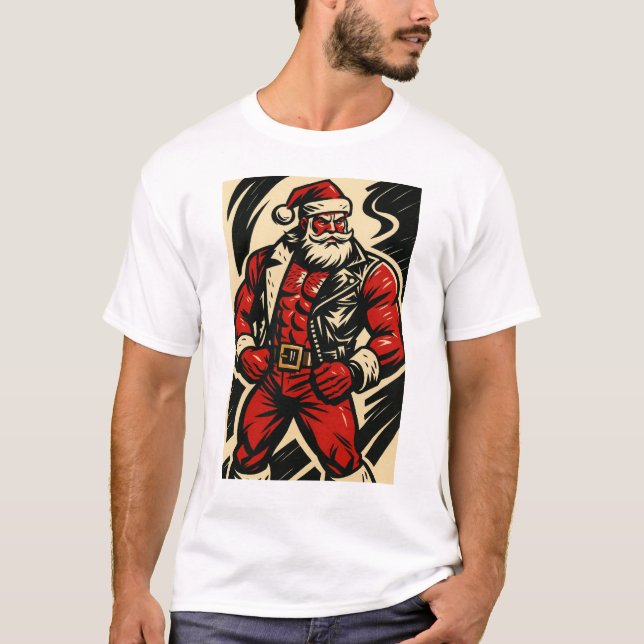 Gay Santa T-Shirt | Gay Pride Shirt for Men | LGBT (Front)