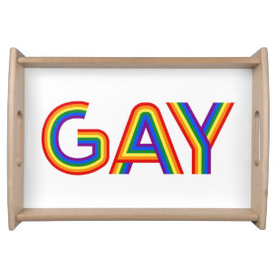 GAY SERVING TRAY