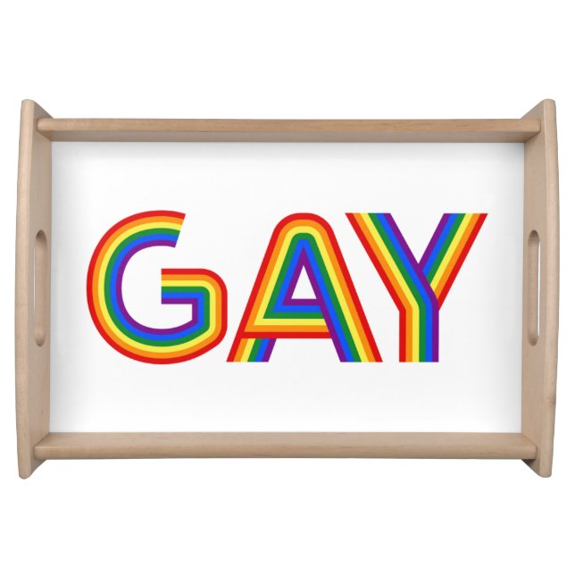 GAY SERVING TRAY (Front)