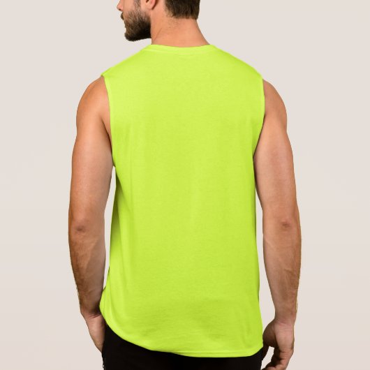 Gay shirt with cut-off sleeves (Back)