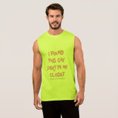 Gay shirt with cut-off sleeves (Front Full)