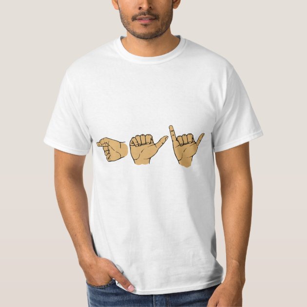 Gay Sign Language T Shirt Zazzle