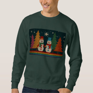 Gay Snowman Sweatershirt, Ugly Christmas Sweater