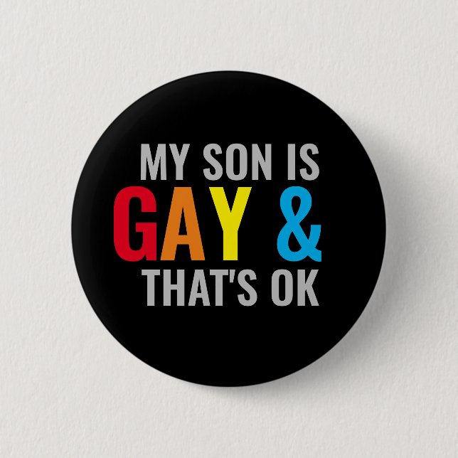 Gay Son Button (Front)