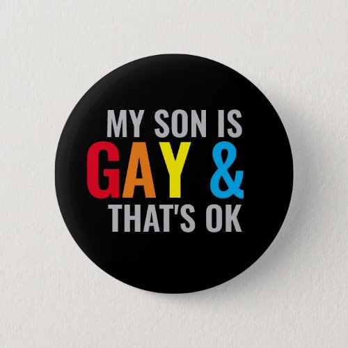 Gay Son Button