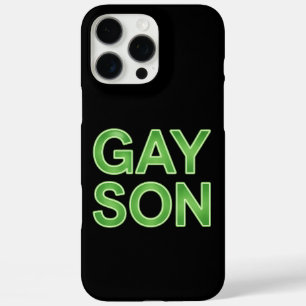 Gay Son Funny LGBTQ Pride iPhone 16 Pro Max Case