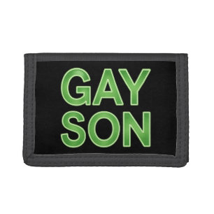 Gay Son Funny LGBTQ Pride Trifold Wallet