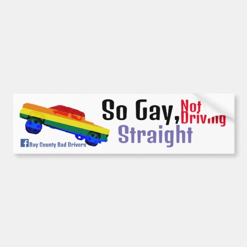 Gay Squatty Bumper Sticker