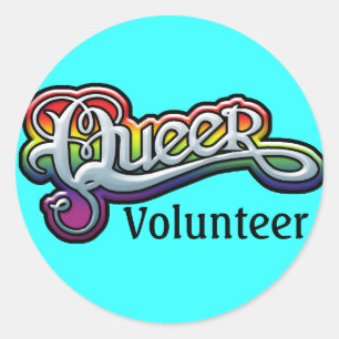 GAY STICKERS - Queer Volunteer