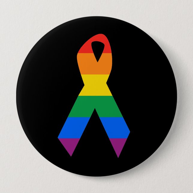 Gay Suicide Awareness Pinback Button (Front)