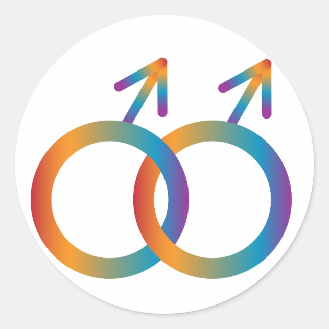 Gay symbol sticker (Front)
