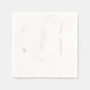 Gay symbols napkins