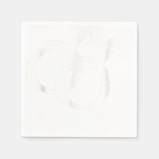 Gay symbols napkins