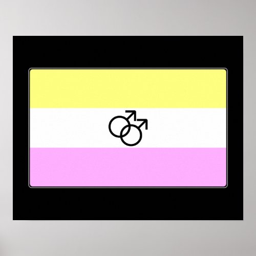 Gay Twink Pride Flag Poster