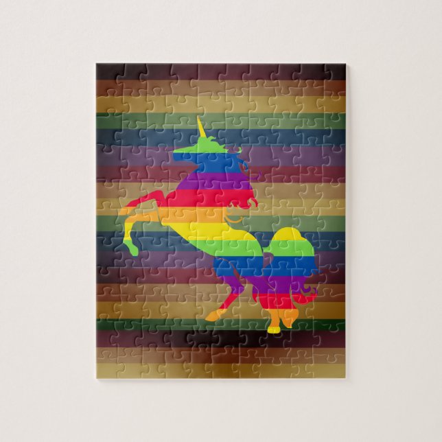 Gay Unicorn Jigsaw Puzzle (Vertical)