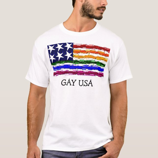 GAY USA T-Shirt (Front)
