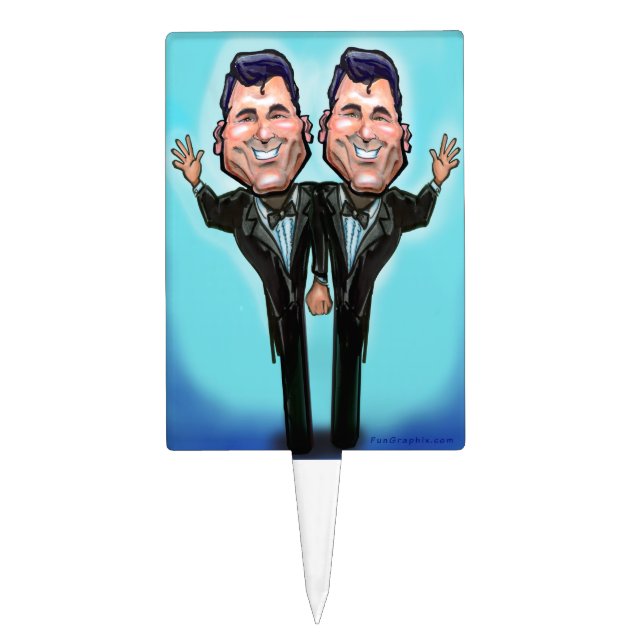 Gay Wedding Cake Toppers (Front)