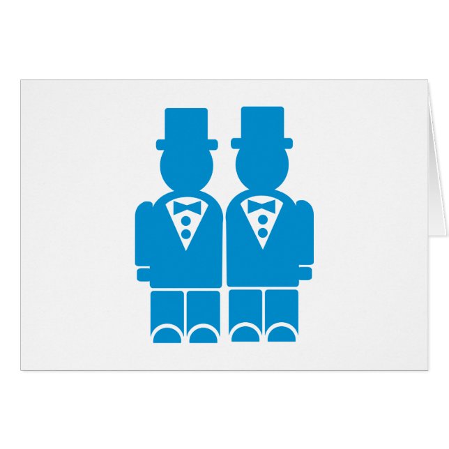 Gay Wedding Cards (Front Horizontal)