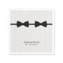 Gay Wedding Double Bow Ties Classic Paper Napkins