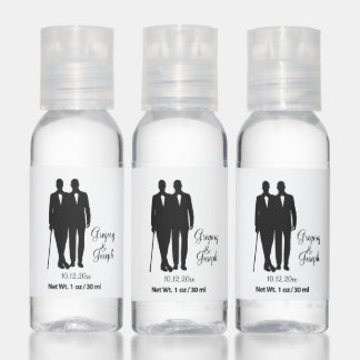 Gay Wedding Hand Sanitizer